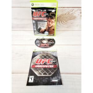 UFC 2009 Undisputed (Xbox 360, 2009) CIB Complete Tested